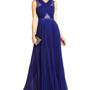 BCBG Max Azria Caia pleated gown